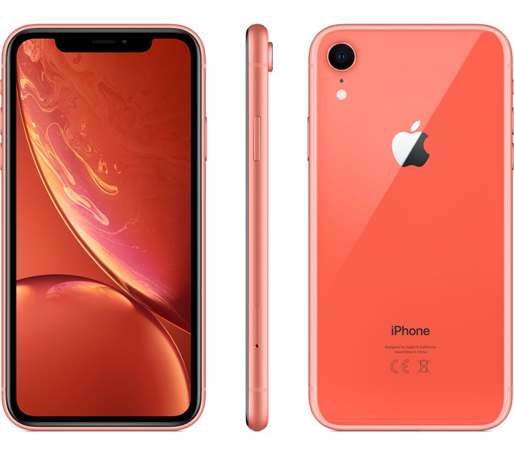 Apple iPhone XR - 64 GB, Coral, Coral