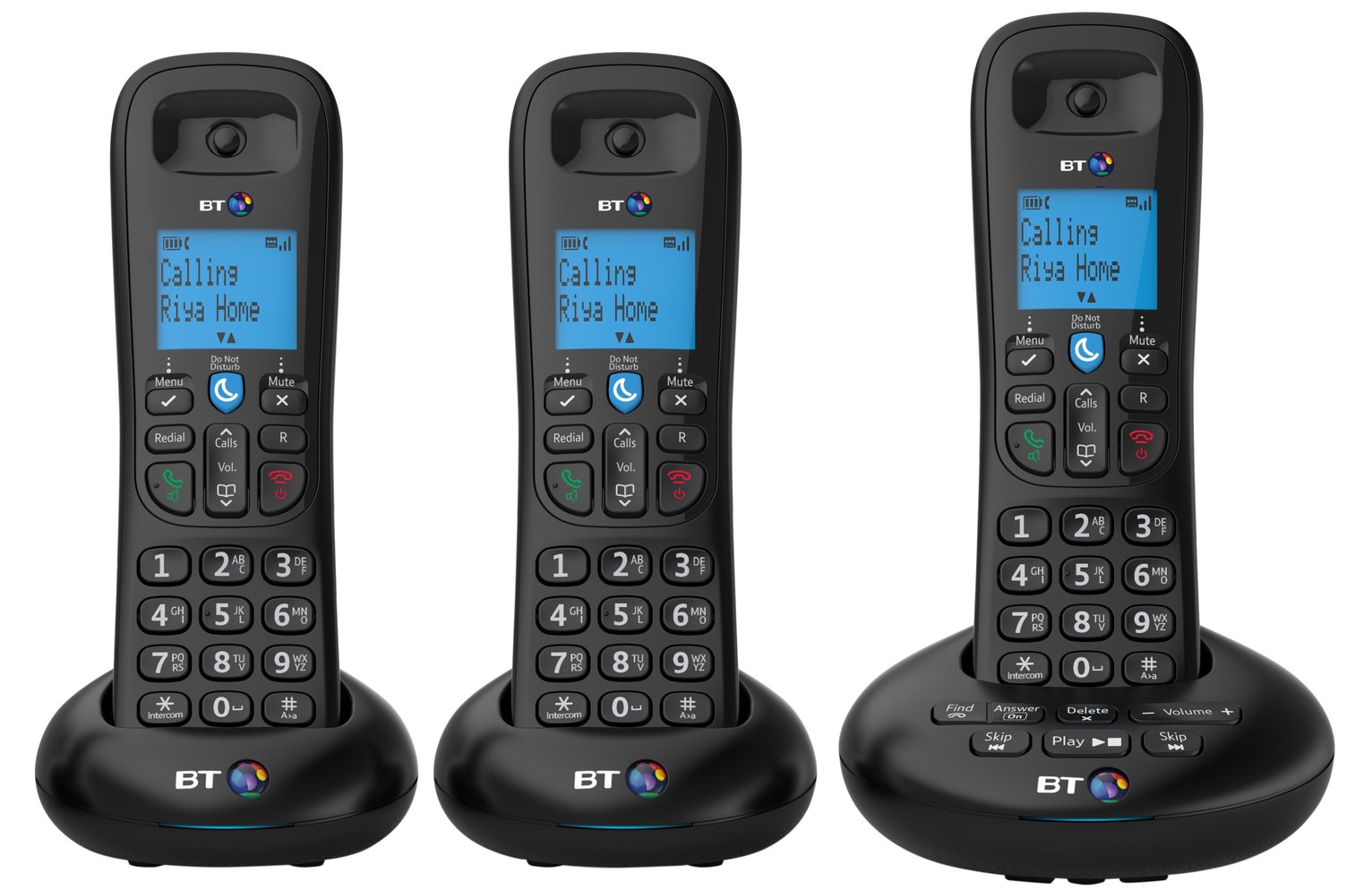 BT 3570 Cordless Telephone with Answer Machine - Triple