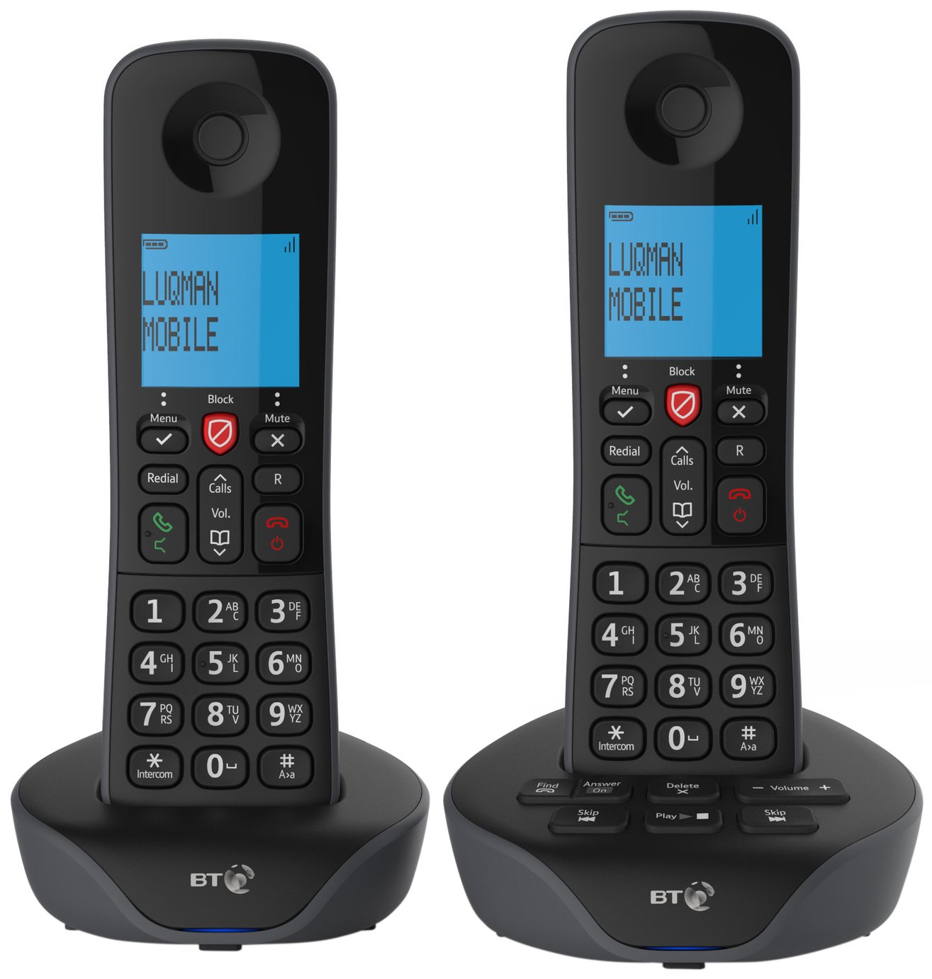 BT7880 Cordless Telephone with Answer Machine - Twin