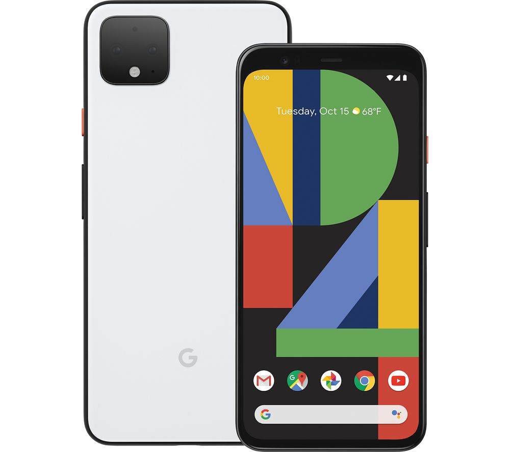 Google Pixel 4 XL - 128 GB, Clearly White, White