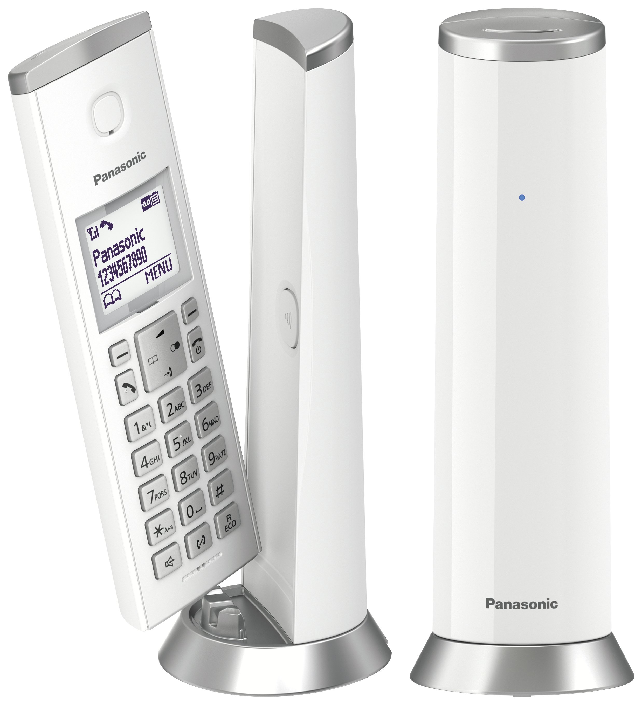 Panasonic KX-TGK222EW Cordless Telephone Dect-White Twin