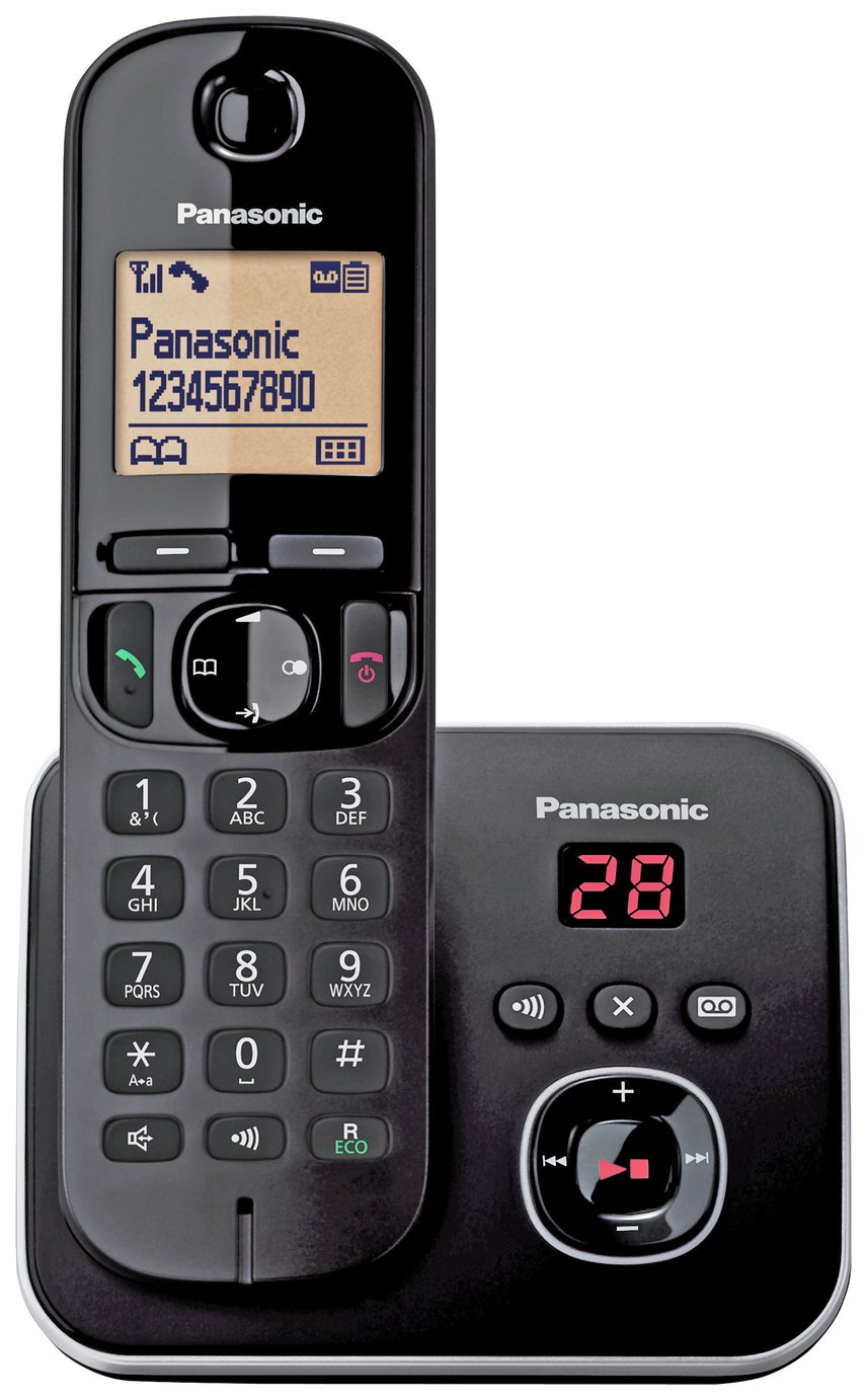 Panasonic KXTG6801 Cordless Telephone with Answer M/c-Single