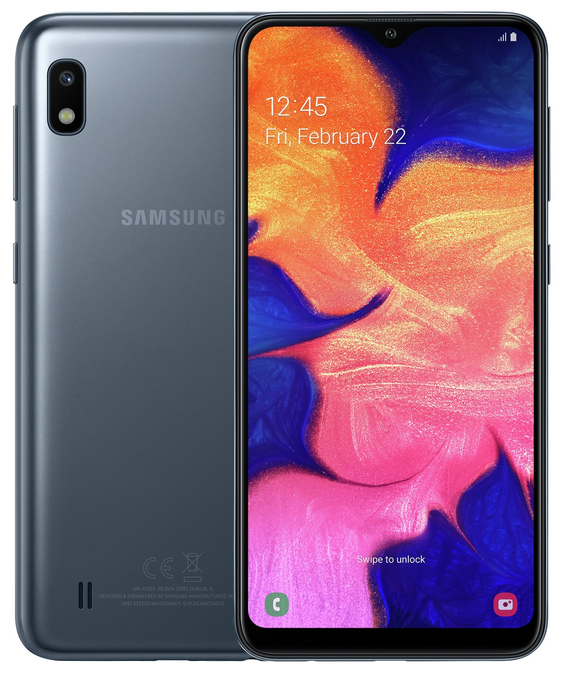Samsung SIM Free A10 32GB Mobile Phone - Black