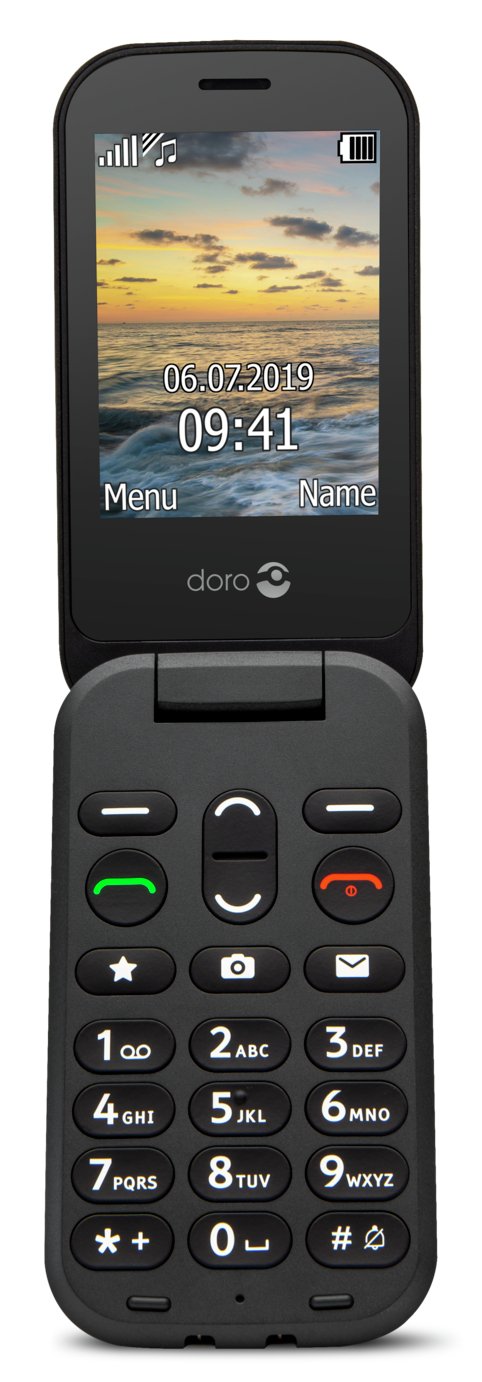 SIM Free Doro 6040 Mobile Phone - Black