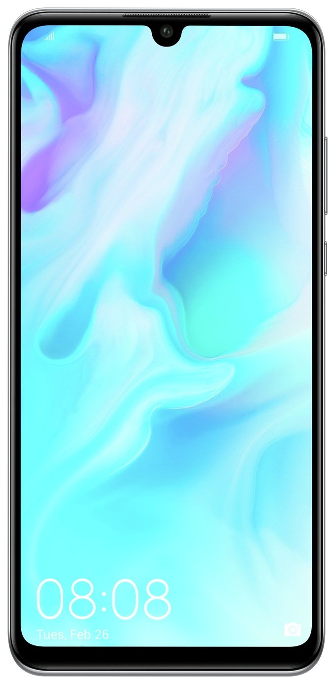 SIM Free Huawei P30 Lite 128GB Mobile Phone - White