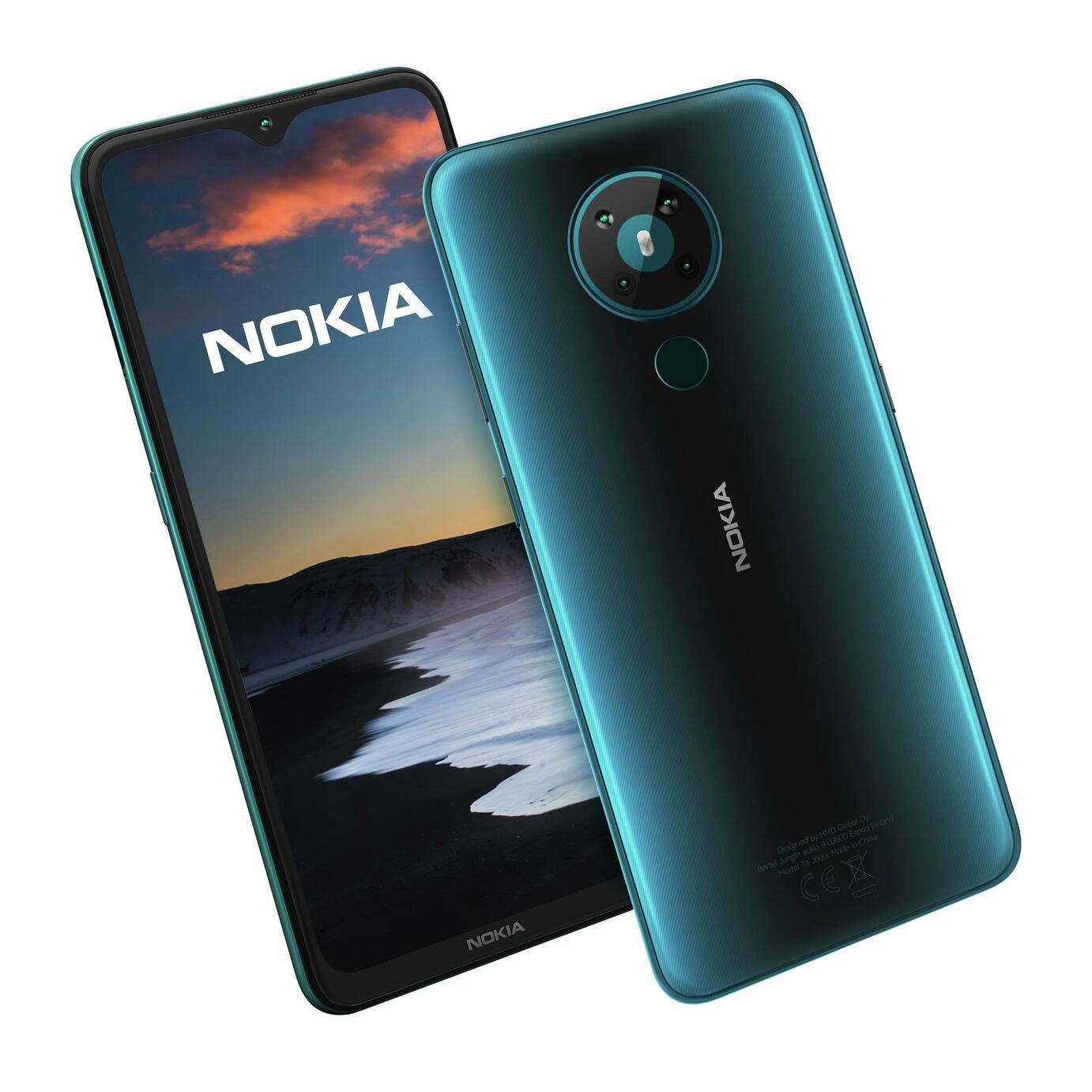 SIM Free Nokia 5.3 64GB Mobile Phone - Cyan