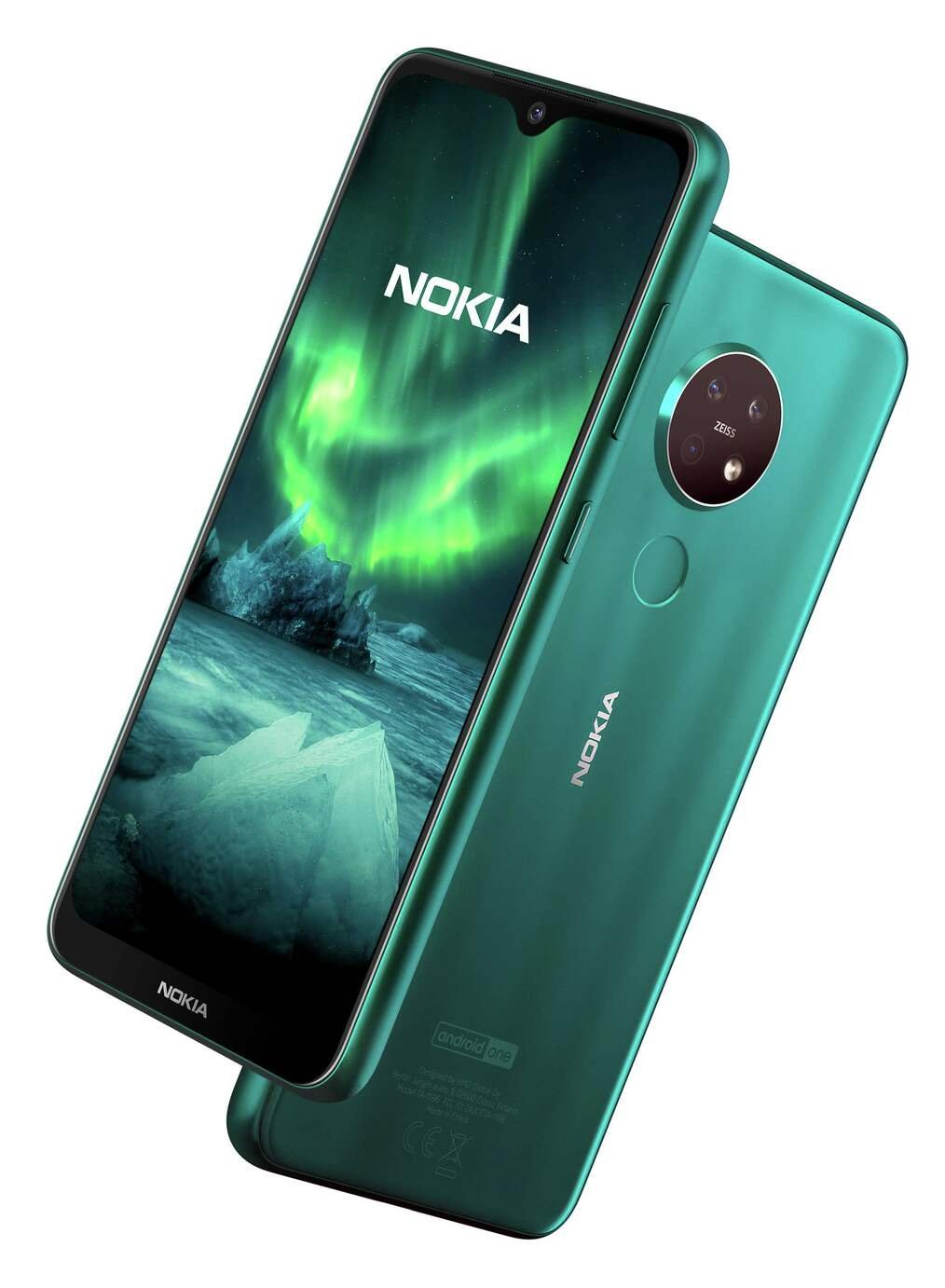 SIM Free Nokia 7.2 64GB Mobile Phone - Cyan Green