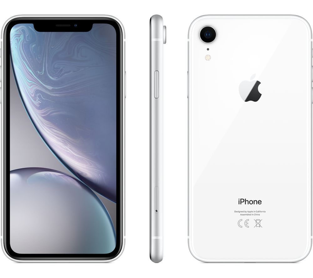 Apple iPhone XR - 64 GB, White, White