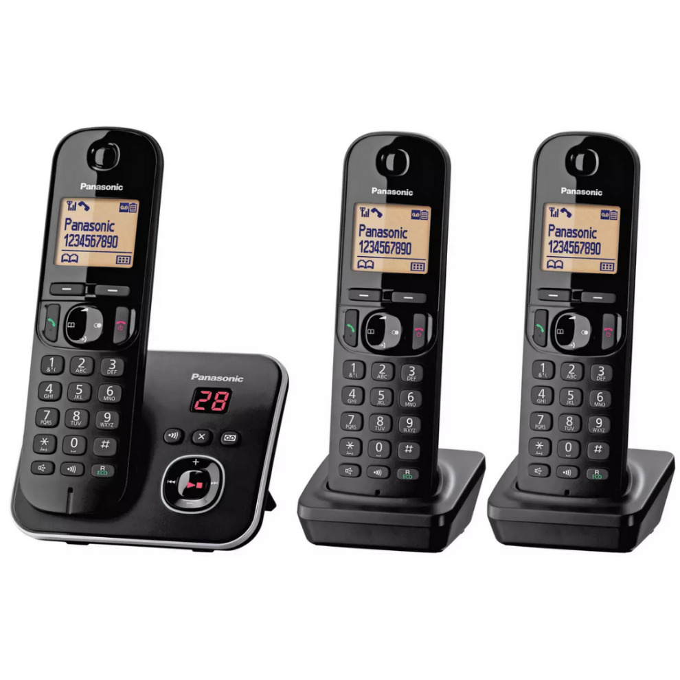 (Trio Handsets) Panasonic KX-TG680 Series Cordless Telephone Answer Machine