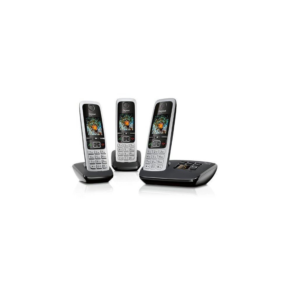 Gigaset C430A Nuisance Call Blocking Cordless Phone with Answering Machine (Pack of 3)