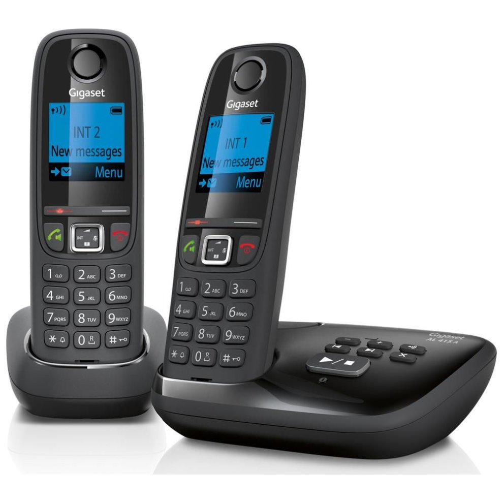 GIGASET Duo AL415A Cordless Phone with Answering Machine - Twin Handsets