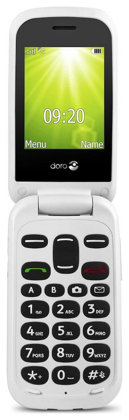 SIM Free Doro 2404 Mobile Phone - Black & White