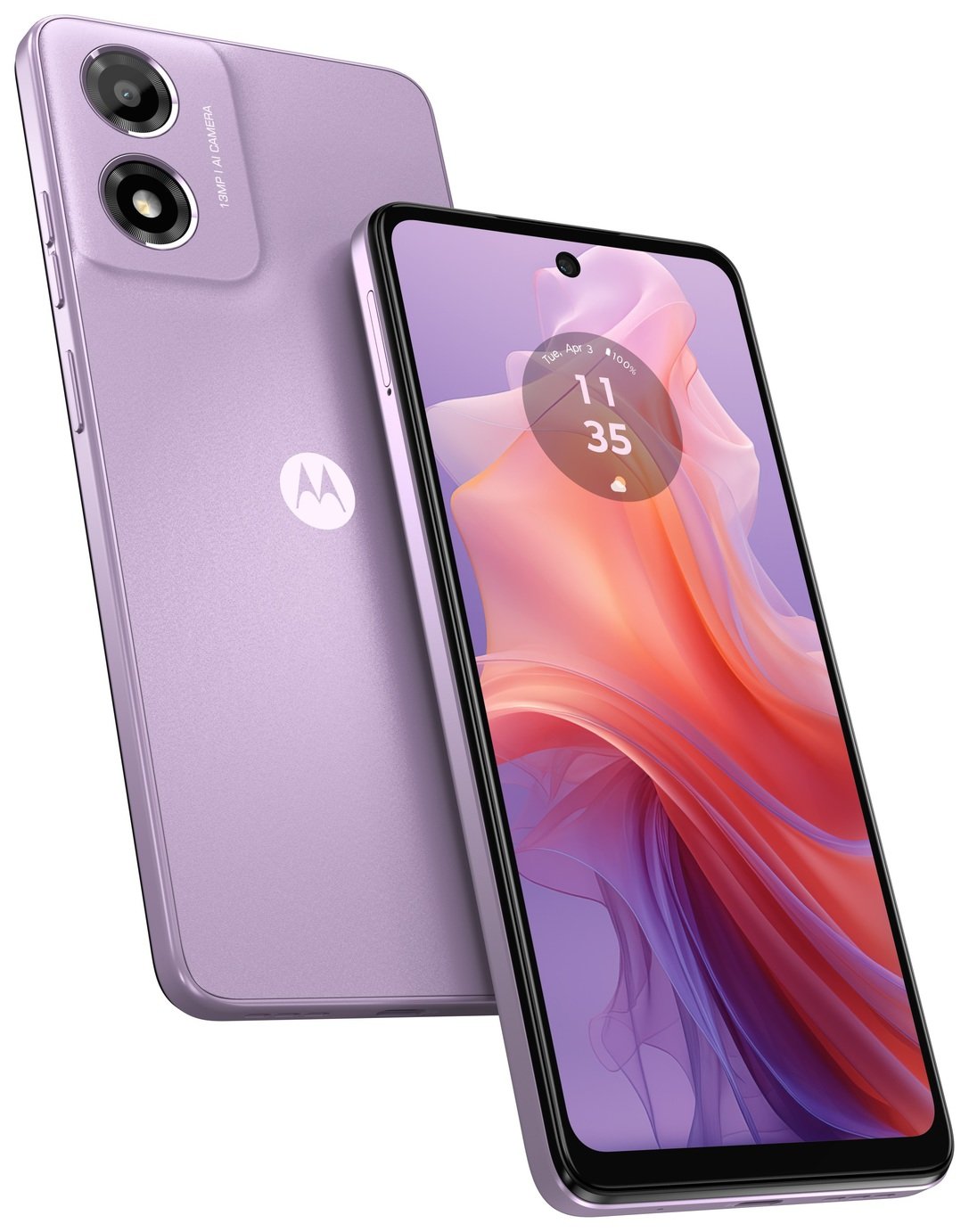 SIM Free Motorola E14 64GB Mobile Phone - Pastel Purple