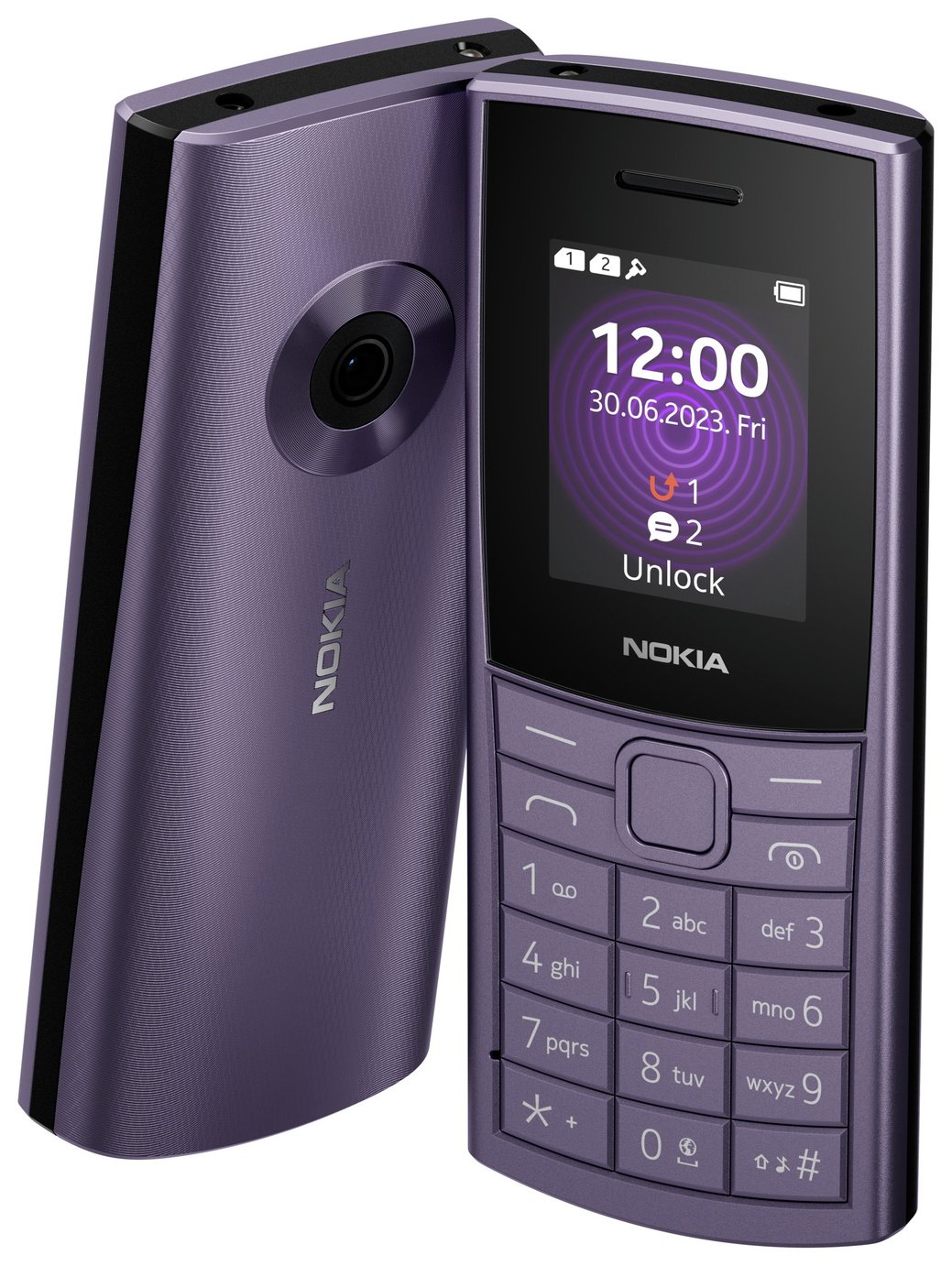 SIM Free Nokia 110 4G Mobile Phone - Arctic Purple