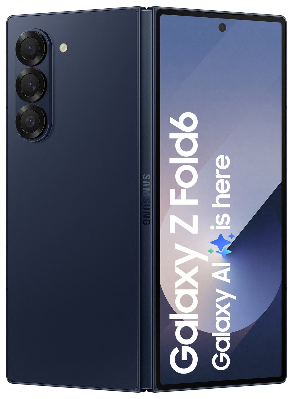 SIM Free Samsung Galaxy Z Fold6 5G 256GB AI Phone - Navy